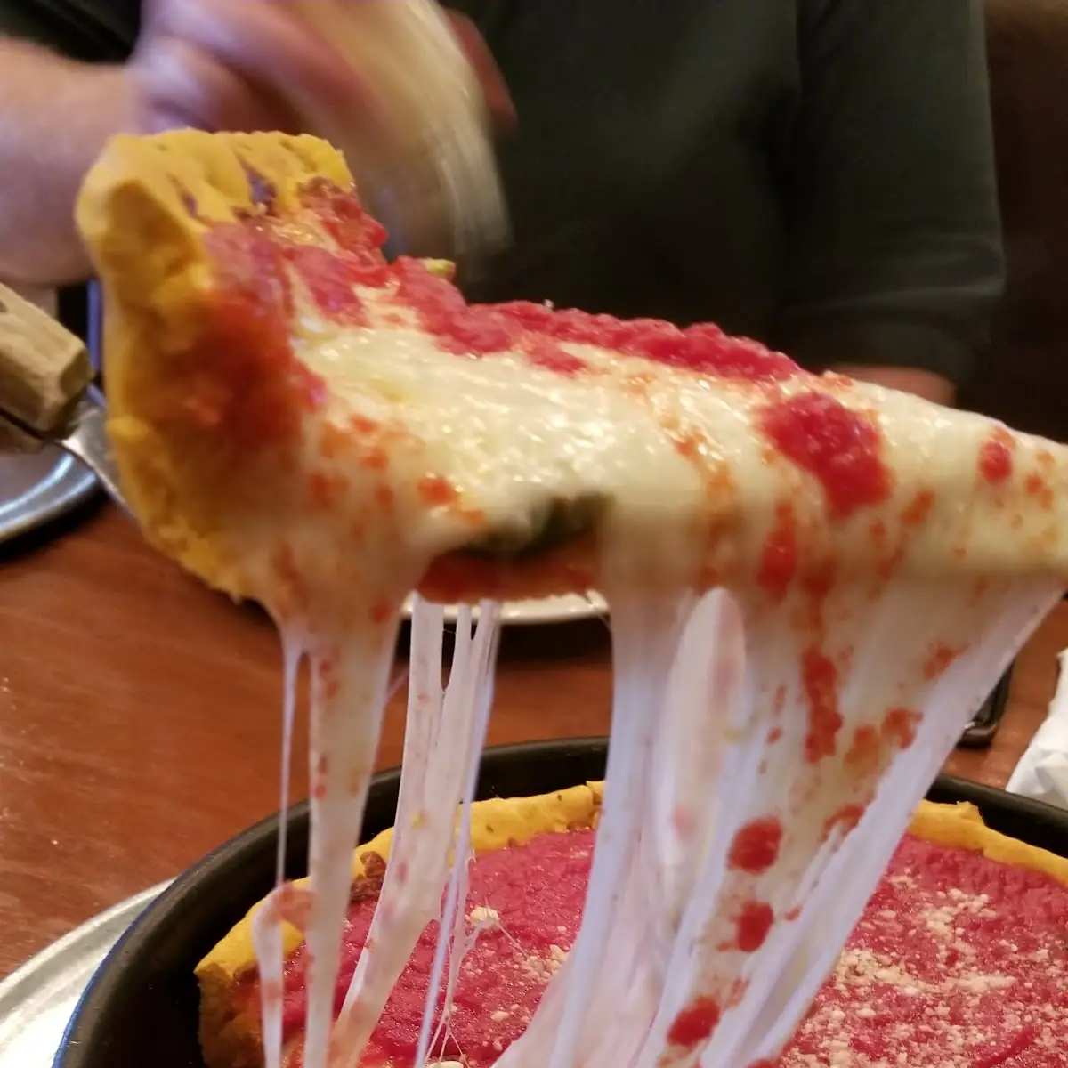 Chicago Style Deep Dish Cheese Pizza