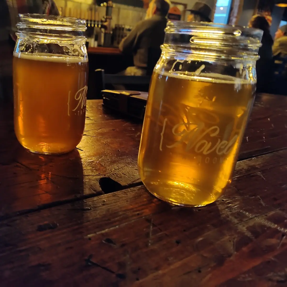 Mason Jar Pilsner and Sweet Water