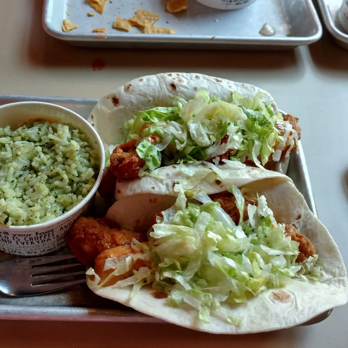 Fried Chicken Tacos