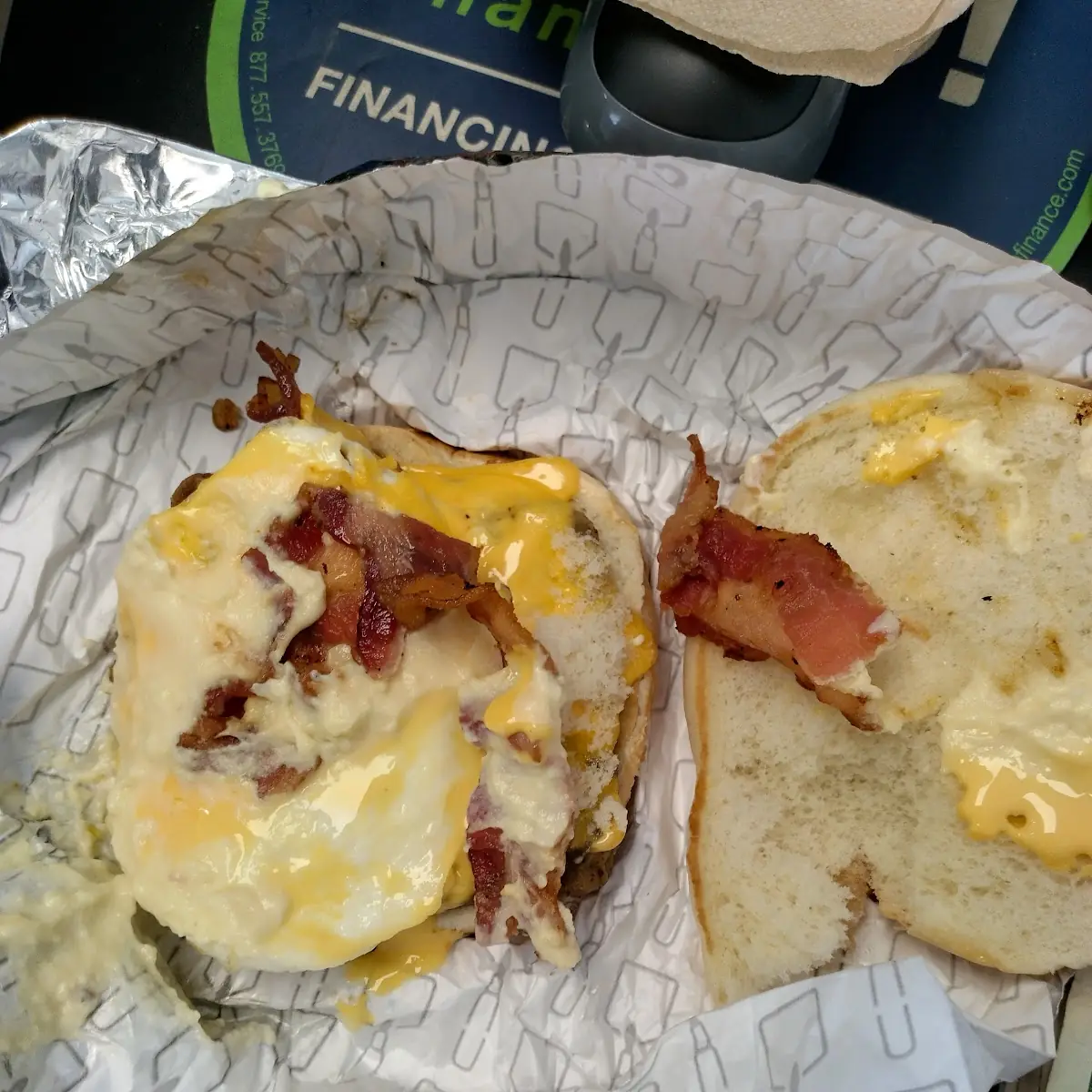 Baconator Breakfast Sandwich