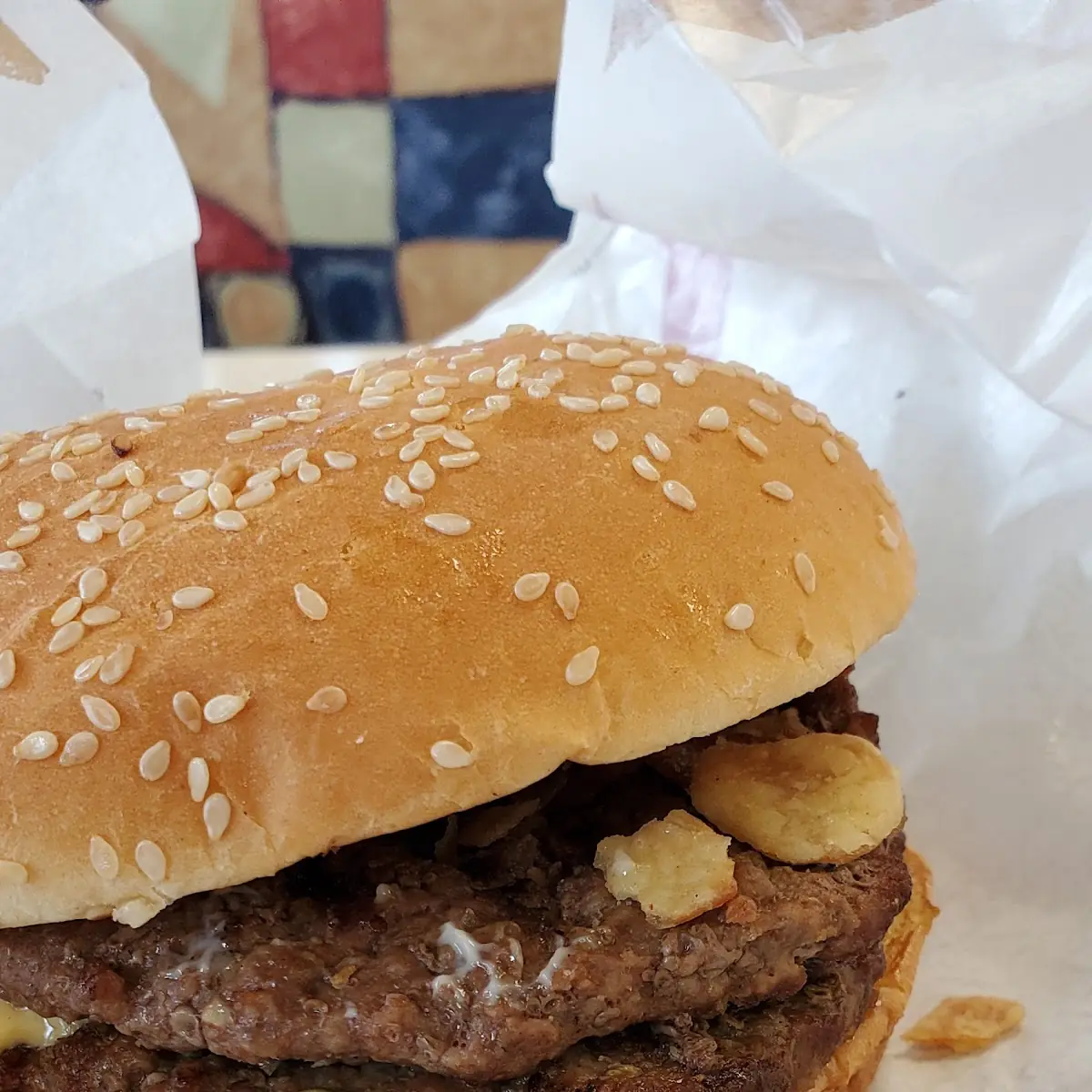 Garlic Bacon Burger