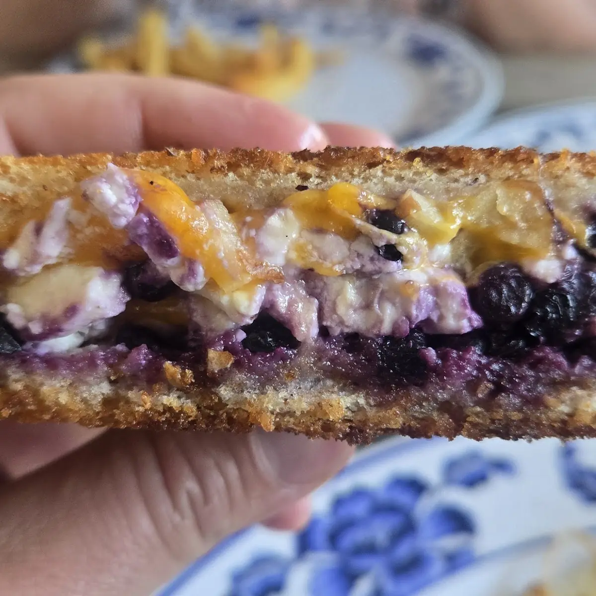 Blueberry Grilled Cheese