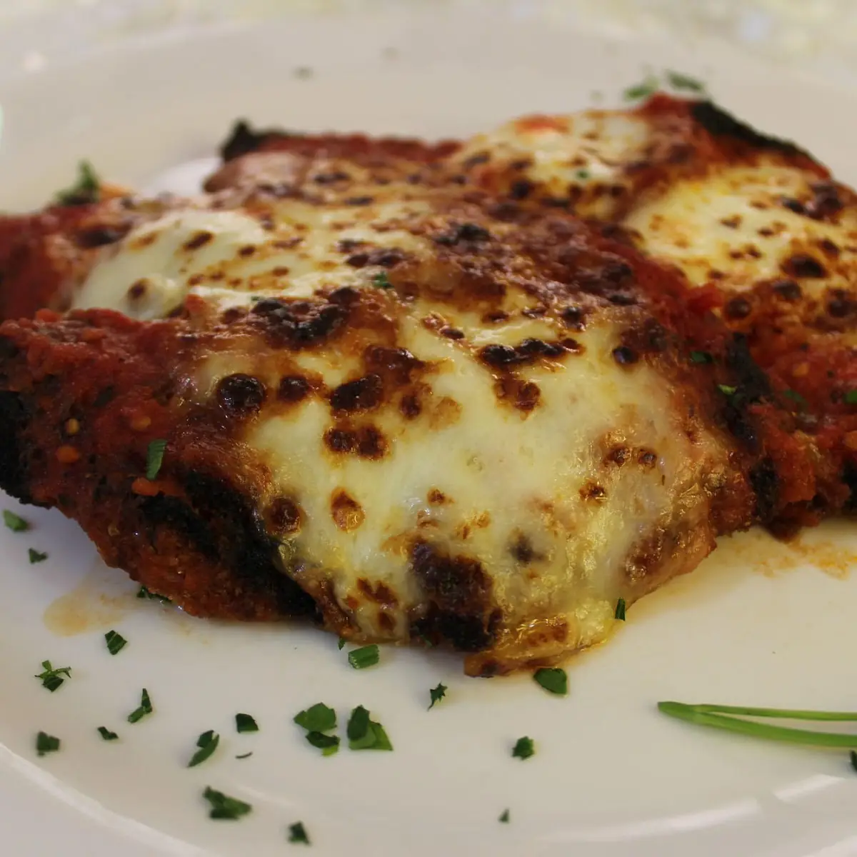 Eggplant Parmigiana with Side Dish