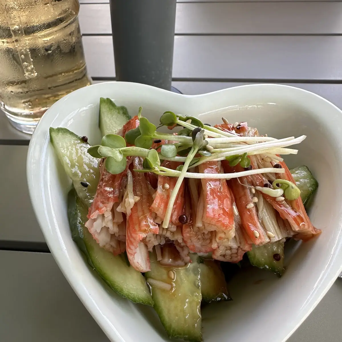 Kani with Cucumber Salad