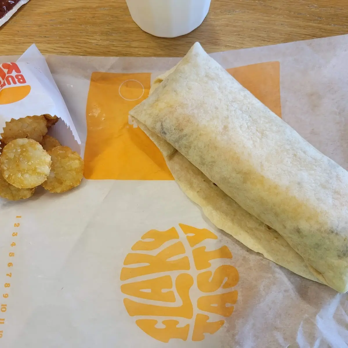 Hash Browns Eggnormous Burrito