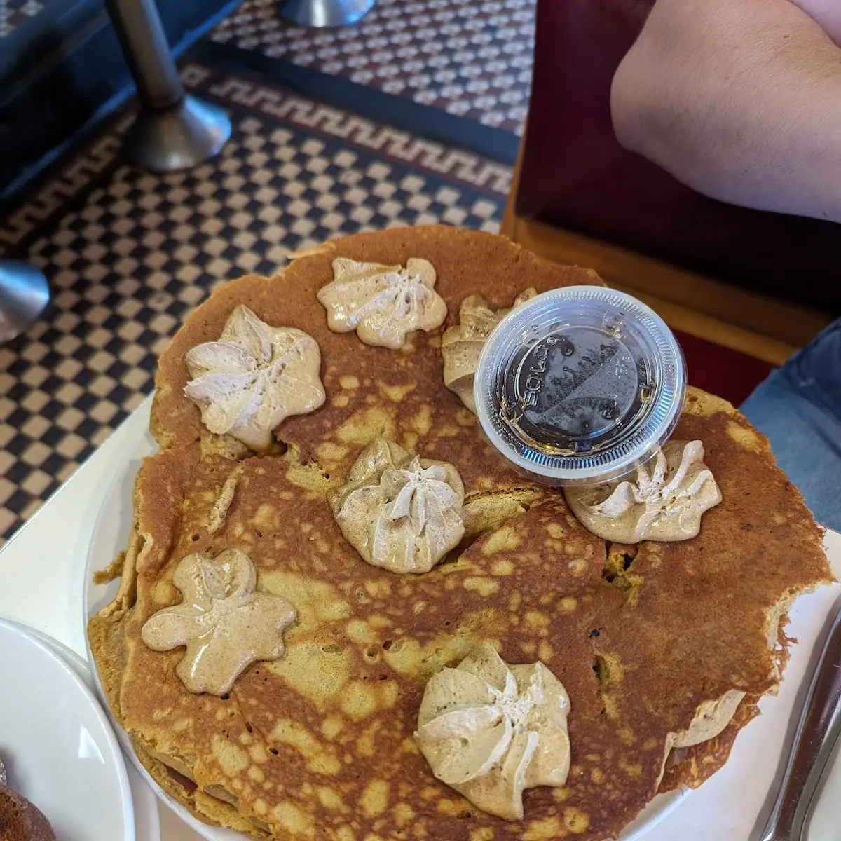 2 Strawberry & Banana Pancakes