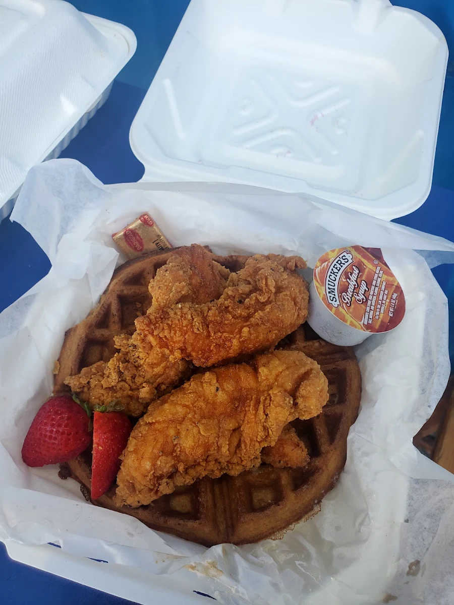 Halal Chicken & Waffles