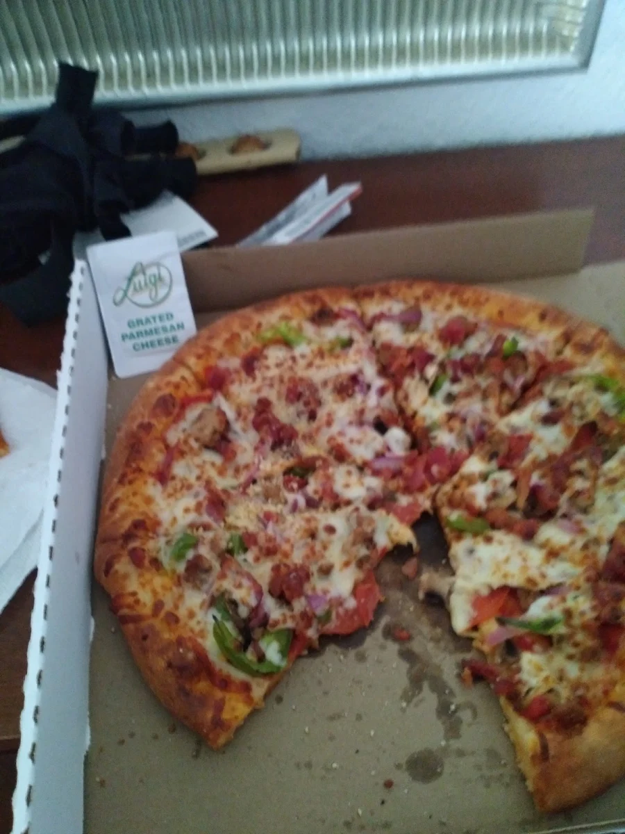 That Is Their Supreme Pizza Which Is Dry
