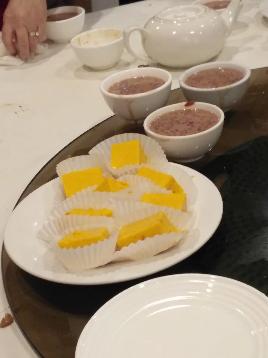 Mango Pudding and Red Bean Soup Dessert, Signature Palace Restaurant Chinese food 中餐&汇鼎轩 火锅店 hot pot