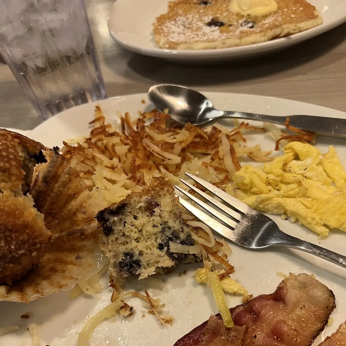 Hash Browns Bacon and Eggs