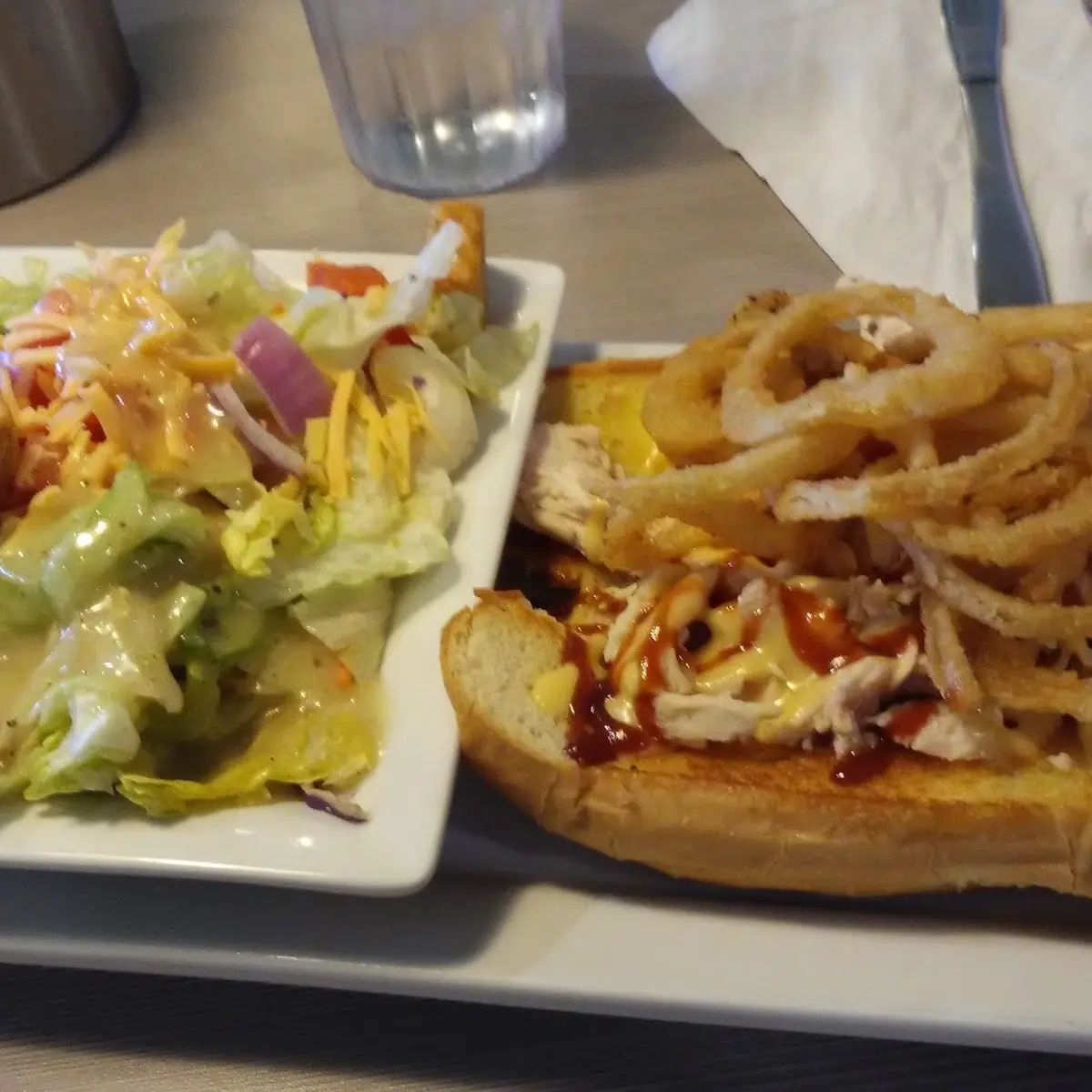 Salad and Sandwich