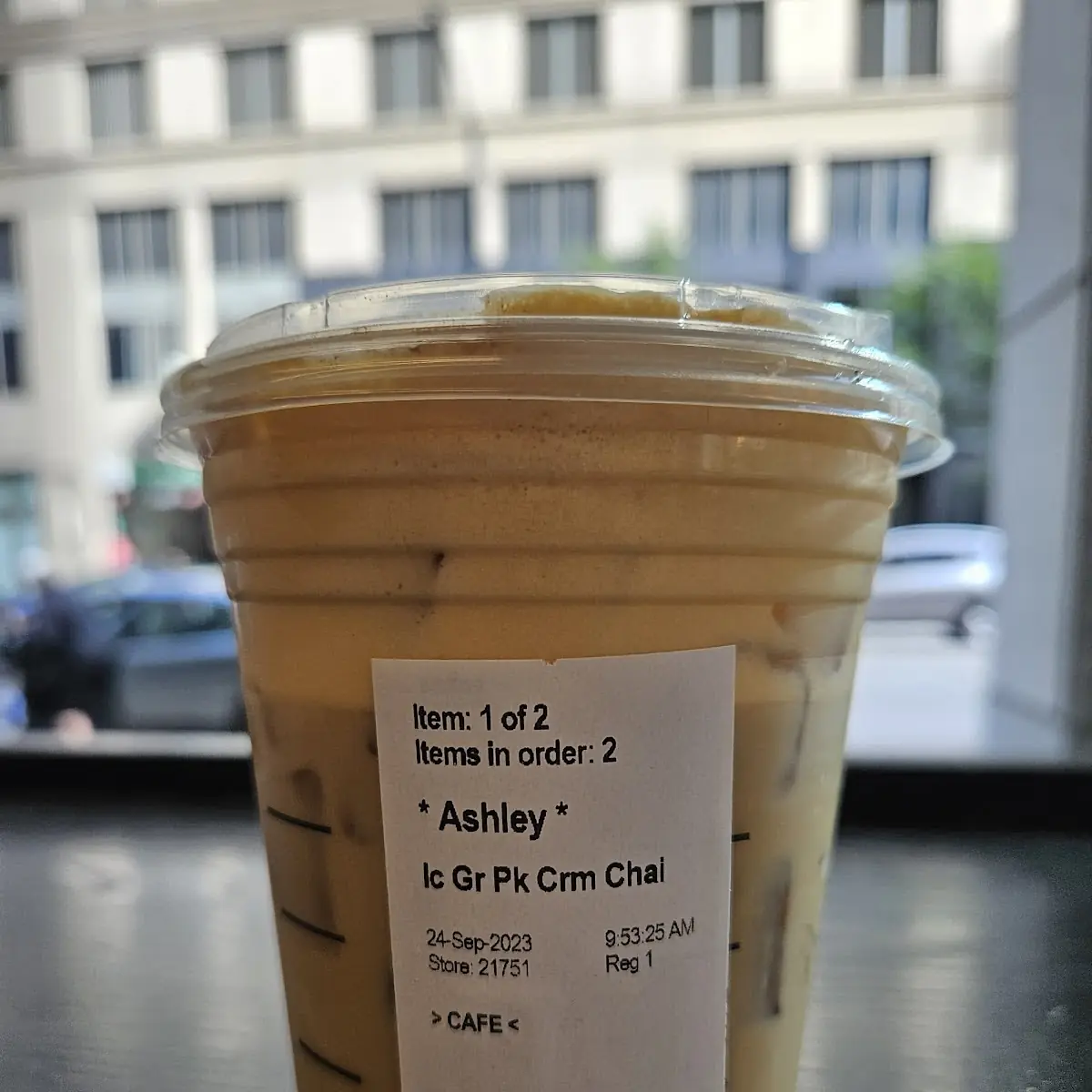 Pumpkin Cream Chai Tea Latte