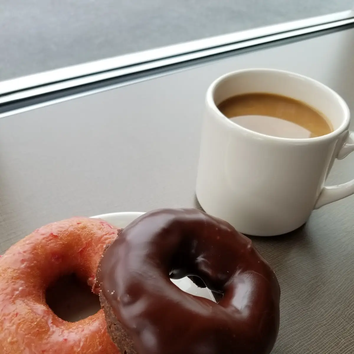 Double Trouble Chocolate and Cherry Blossom Doughnuts
