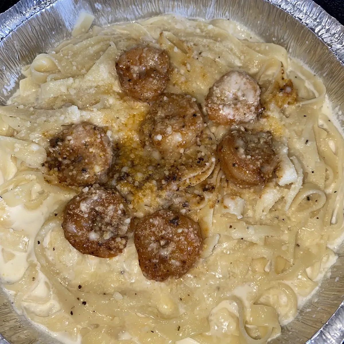 Blackened Shrimp Fettuccine Alfredo
