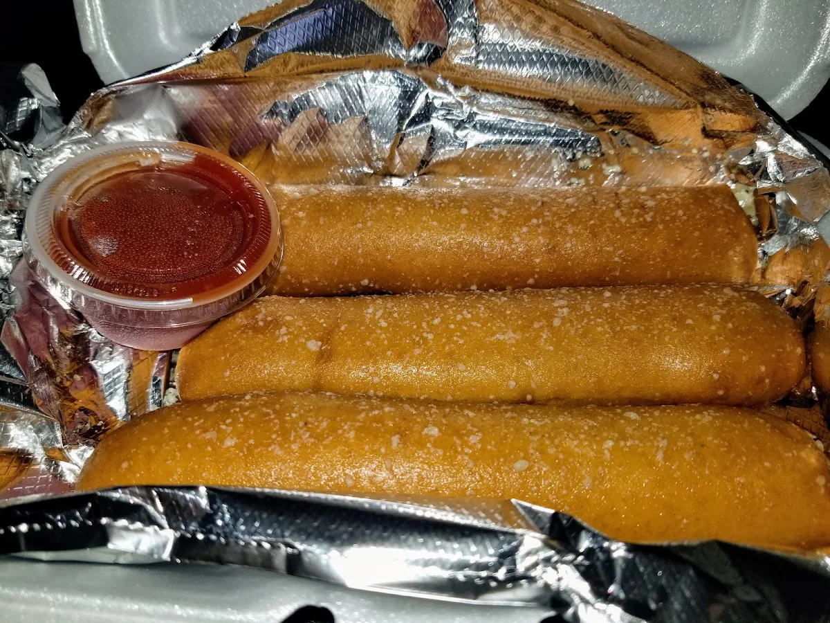Mozzarella Stuffed Bread Sticks