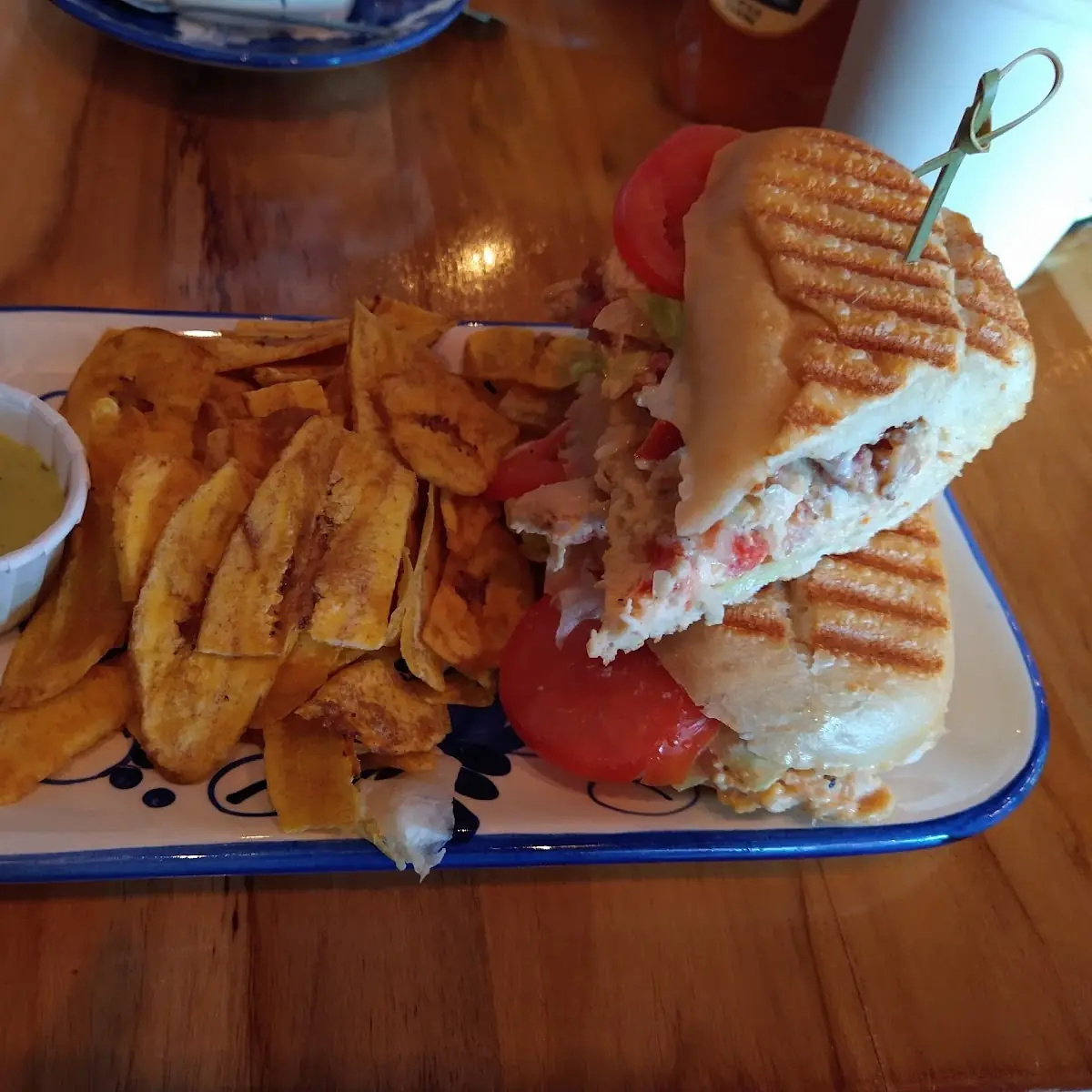 Garlic Chicken Panini