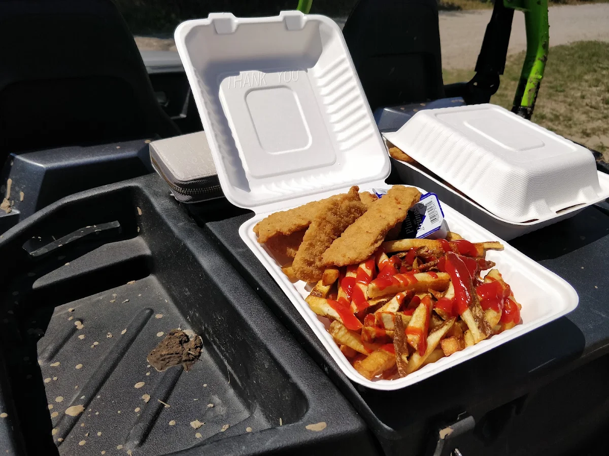 3 Chicken Fingers with Fries and Ketchup