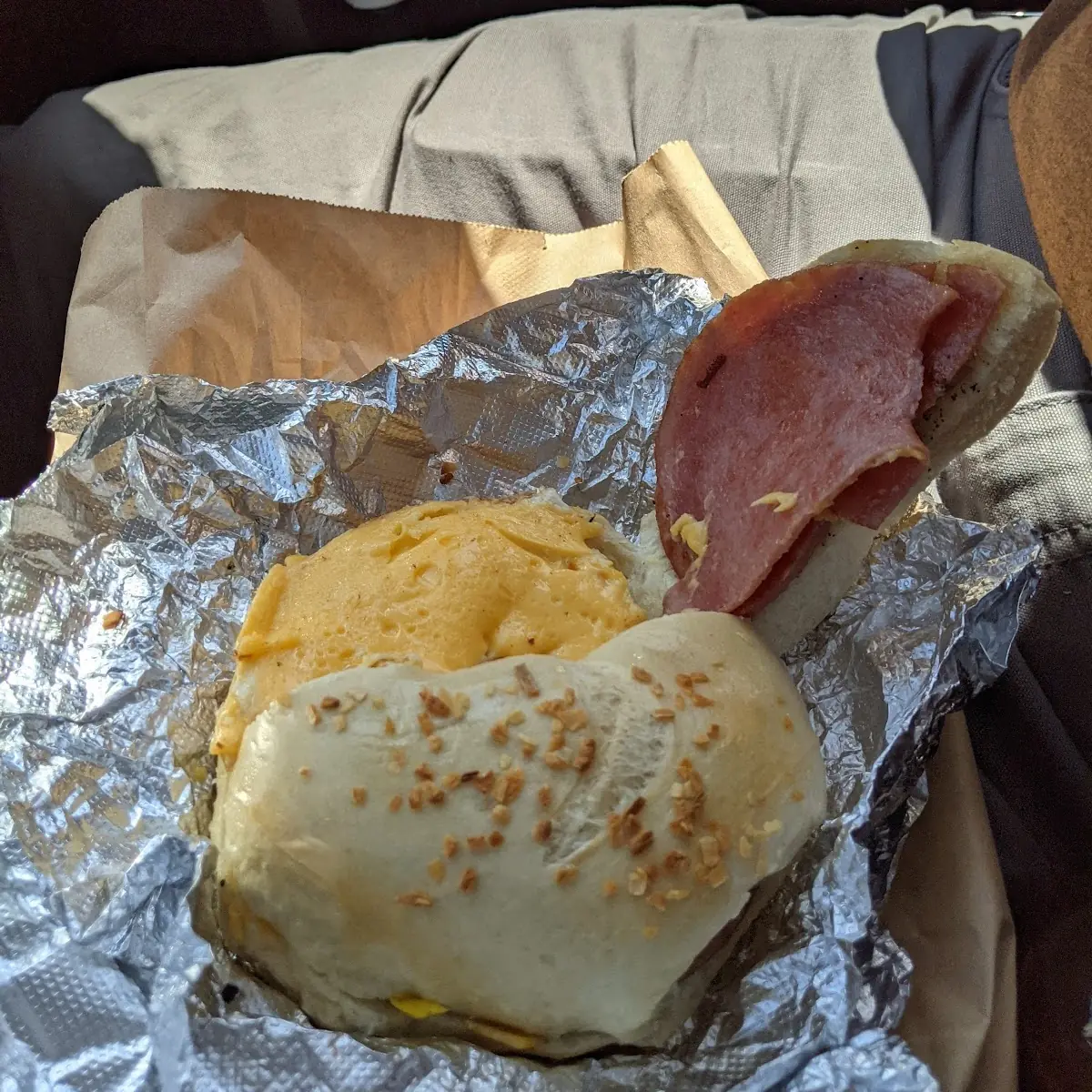Taylor Ham Egg & Cheese Bagel