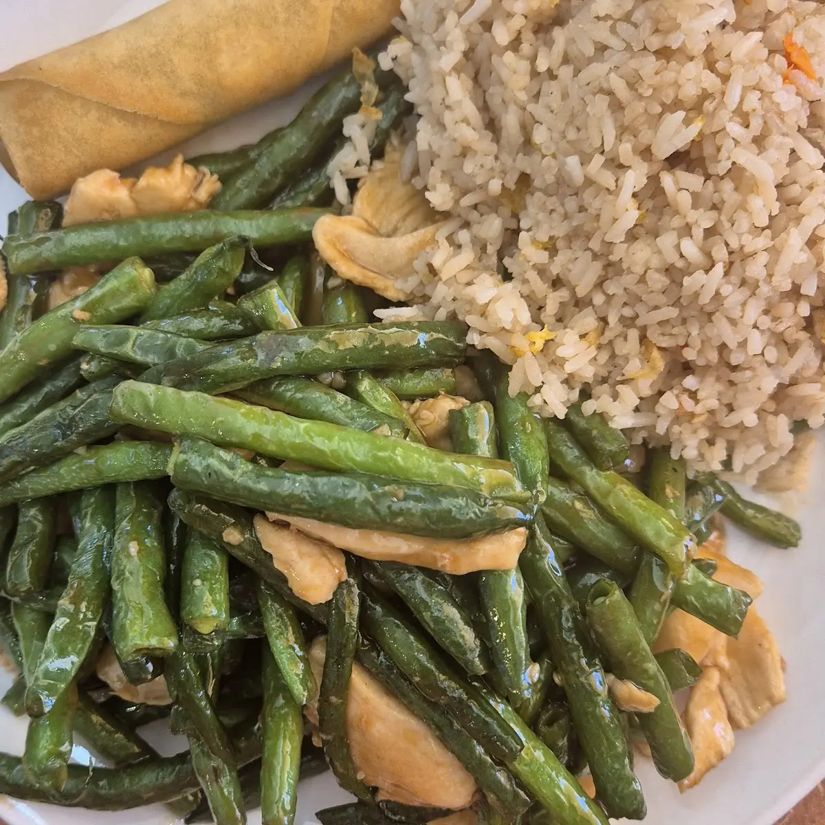 Stir Fried Green Beans with Chicken