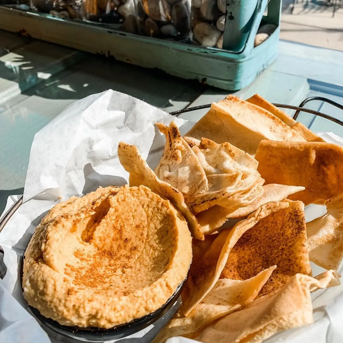 Hummus and Chips