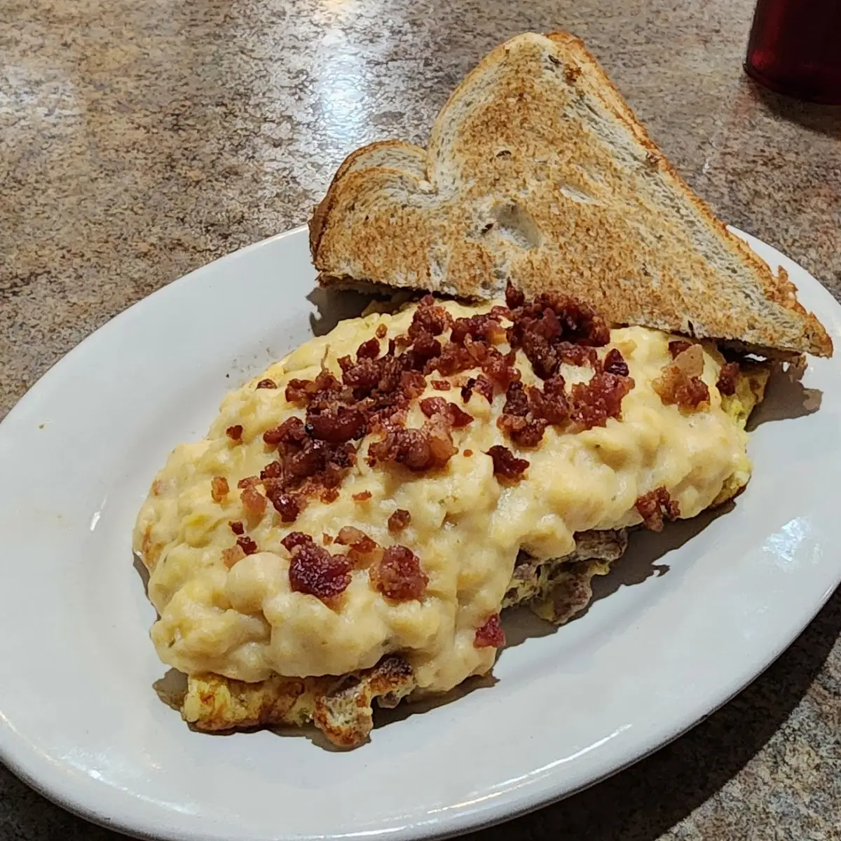 Beer Cheese Steak Omelet