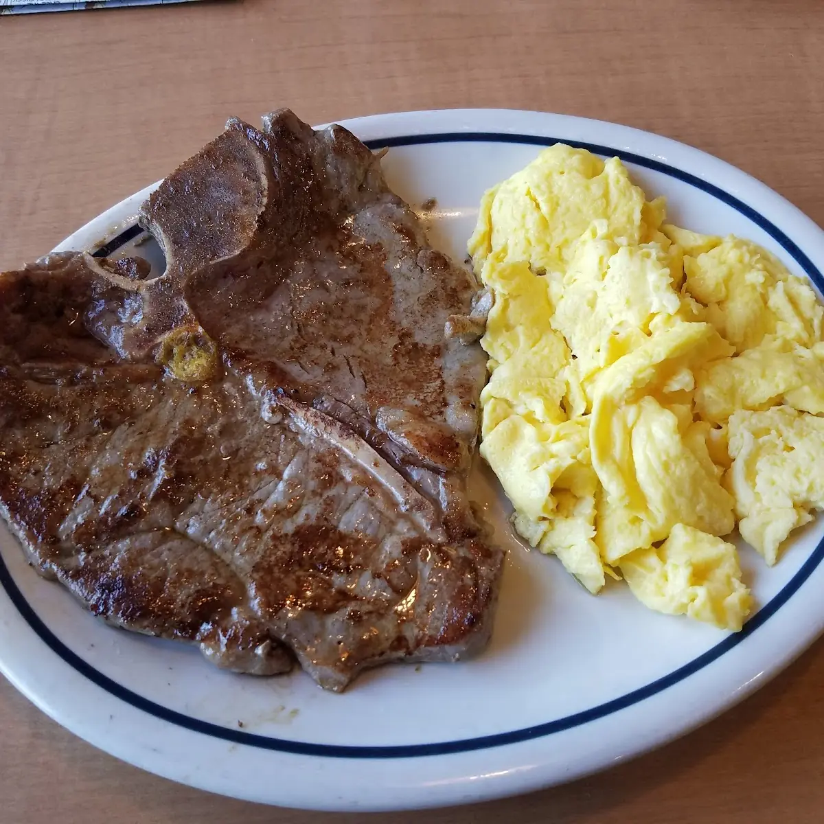 T-Bone Steak & Eggs