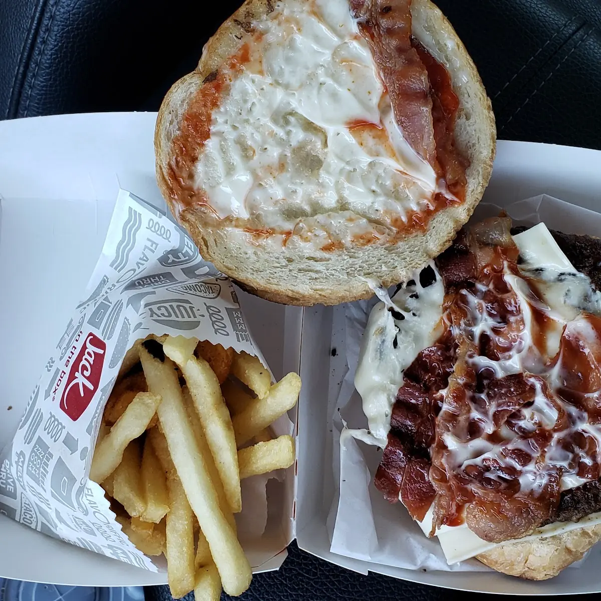 Sourdough Jack Burger and Fries