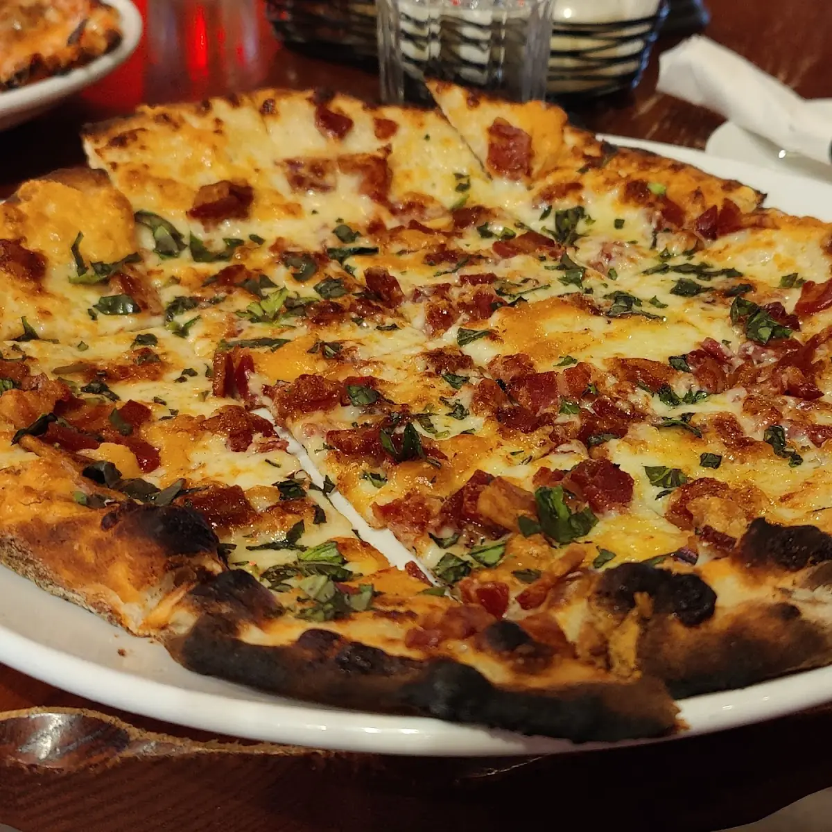 Alfredo Chicken Pizza