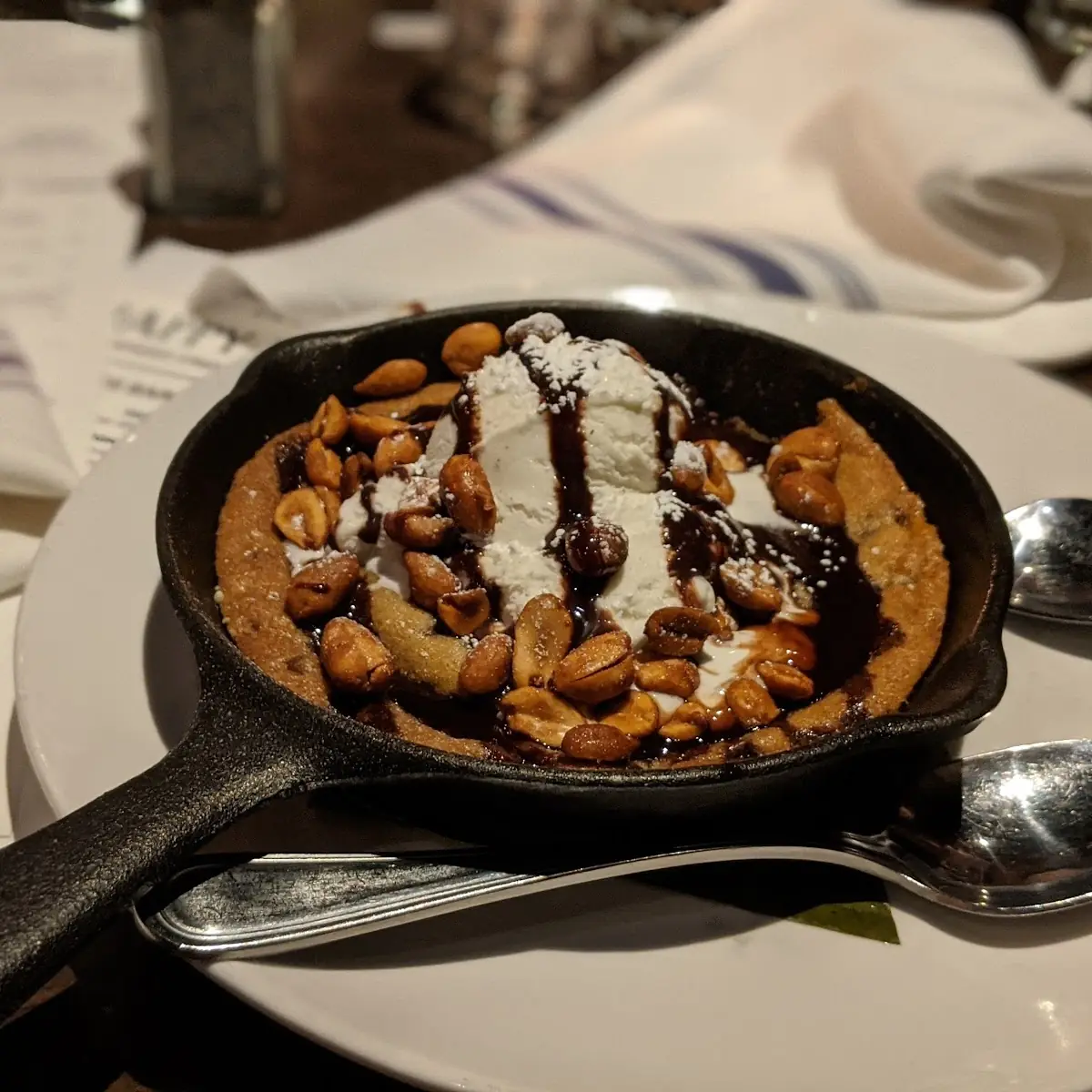 Chocolate Chip Cookie with Ice Cream
