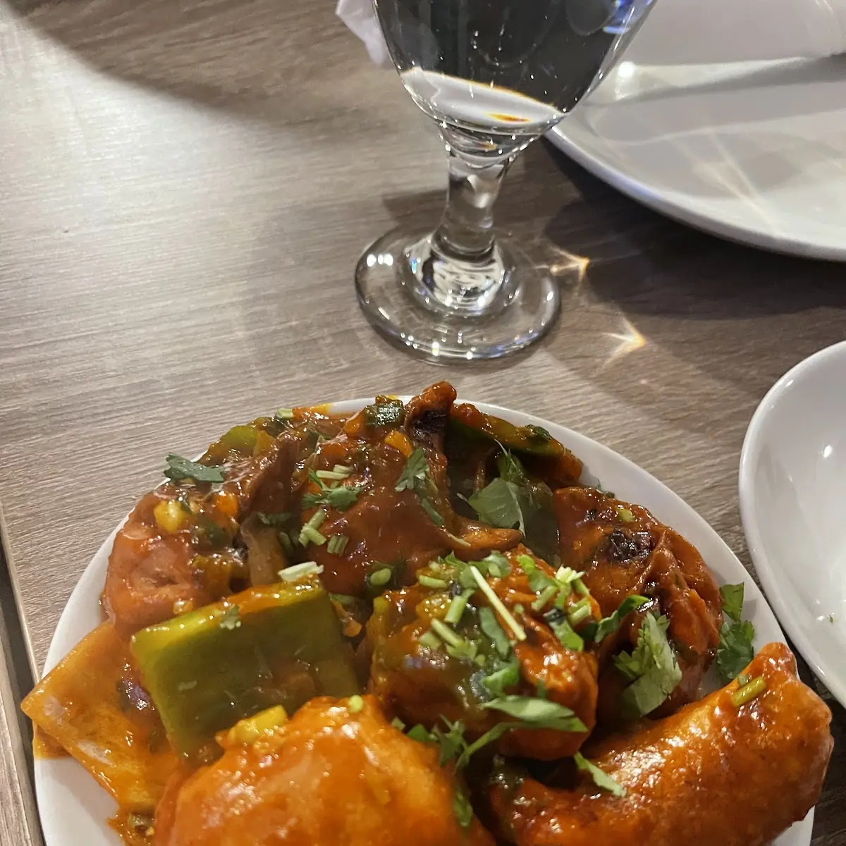 Chili Chicken Momo Deep Fried