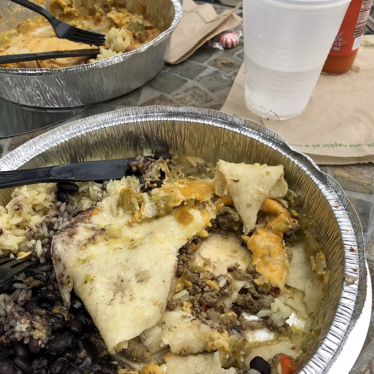 Burrito Bowl with Rice Beans