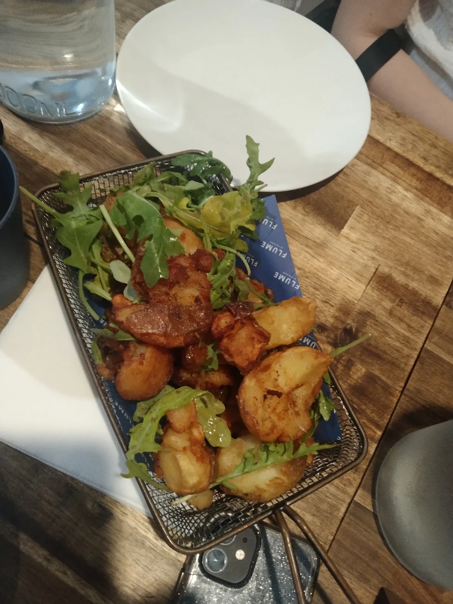Cumin Potato Wedges, Flume By The River