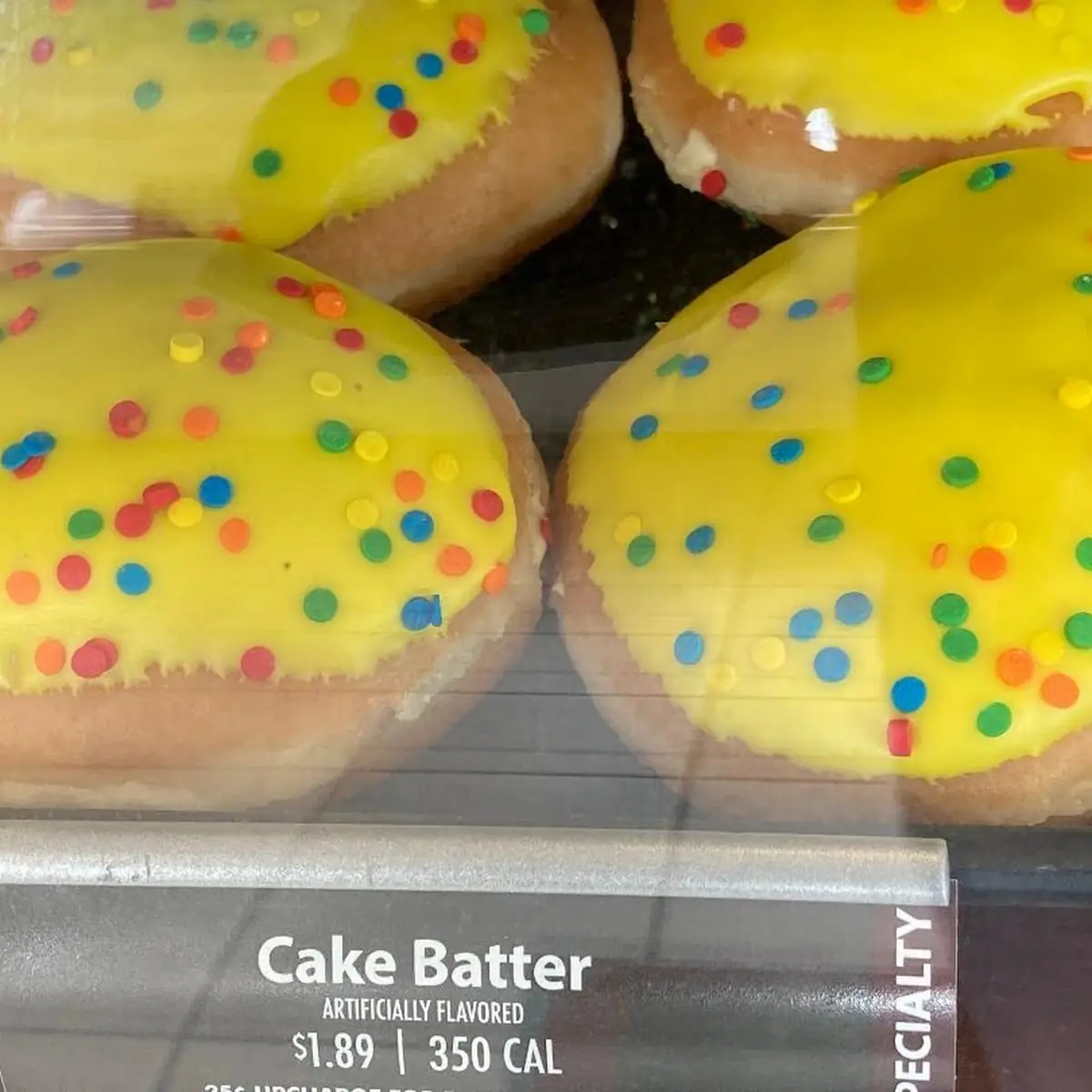 Cake Batter Doughnut