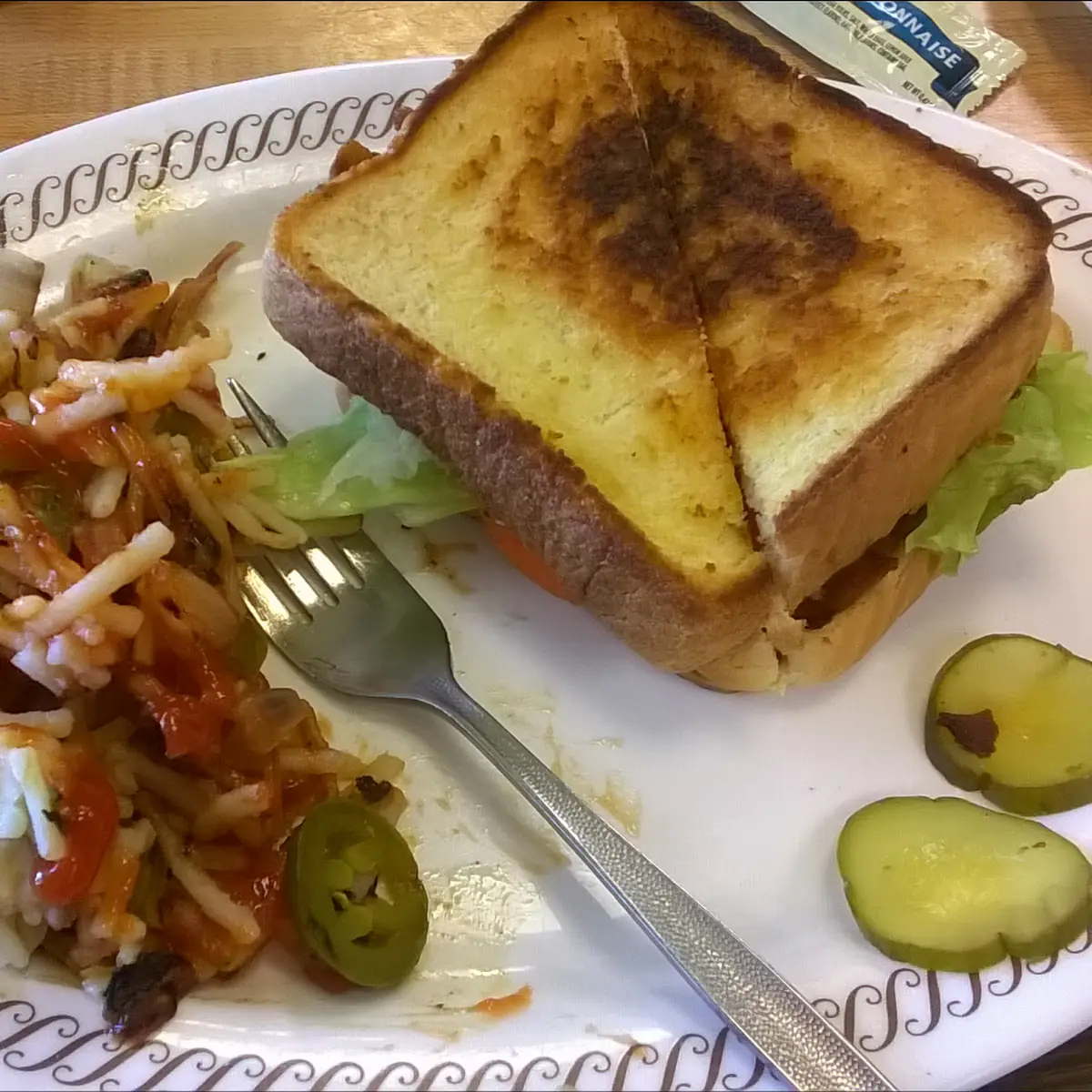 blt with Hash Browns