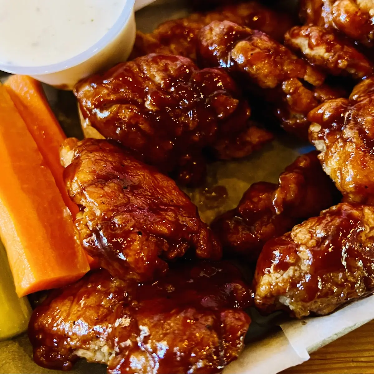 Boneless Wings with Dipping Sauce