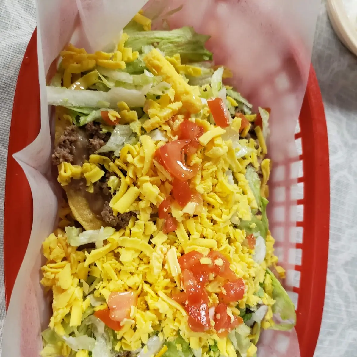 Soft Beef Taco Salad