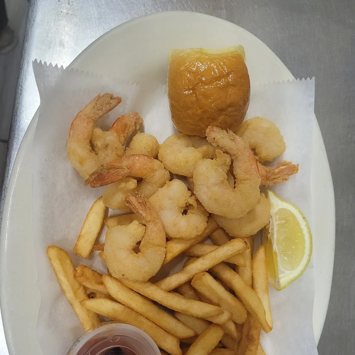 Hand Battered Fried Shrimp Dinner