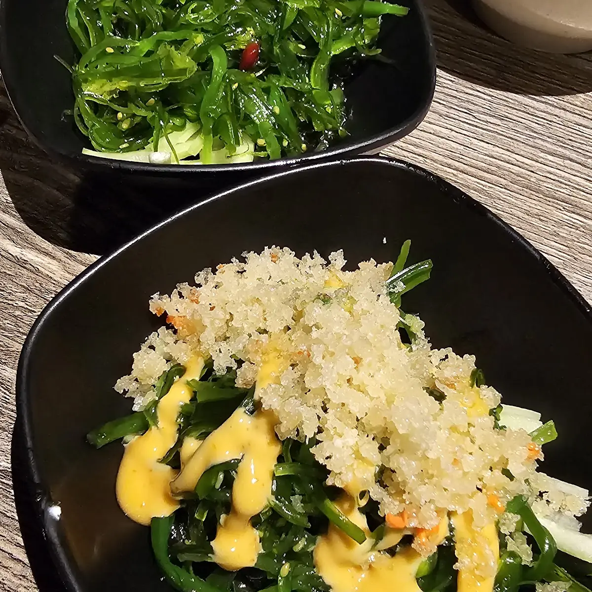 Seaweed Salad and Spicy Version