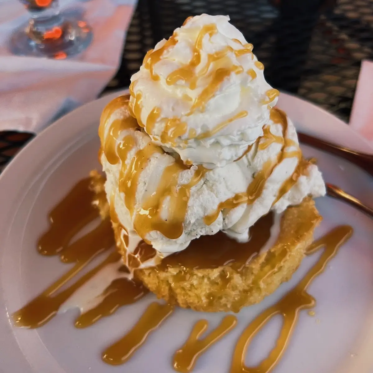 Salted Caramel Brown Butter Cake Sundae