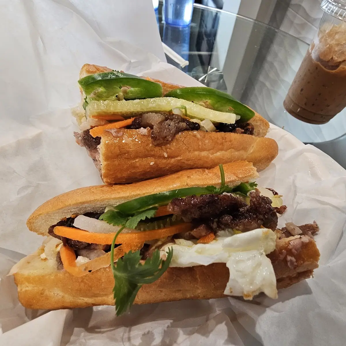 Pork and Egg Banh MI