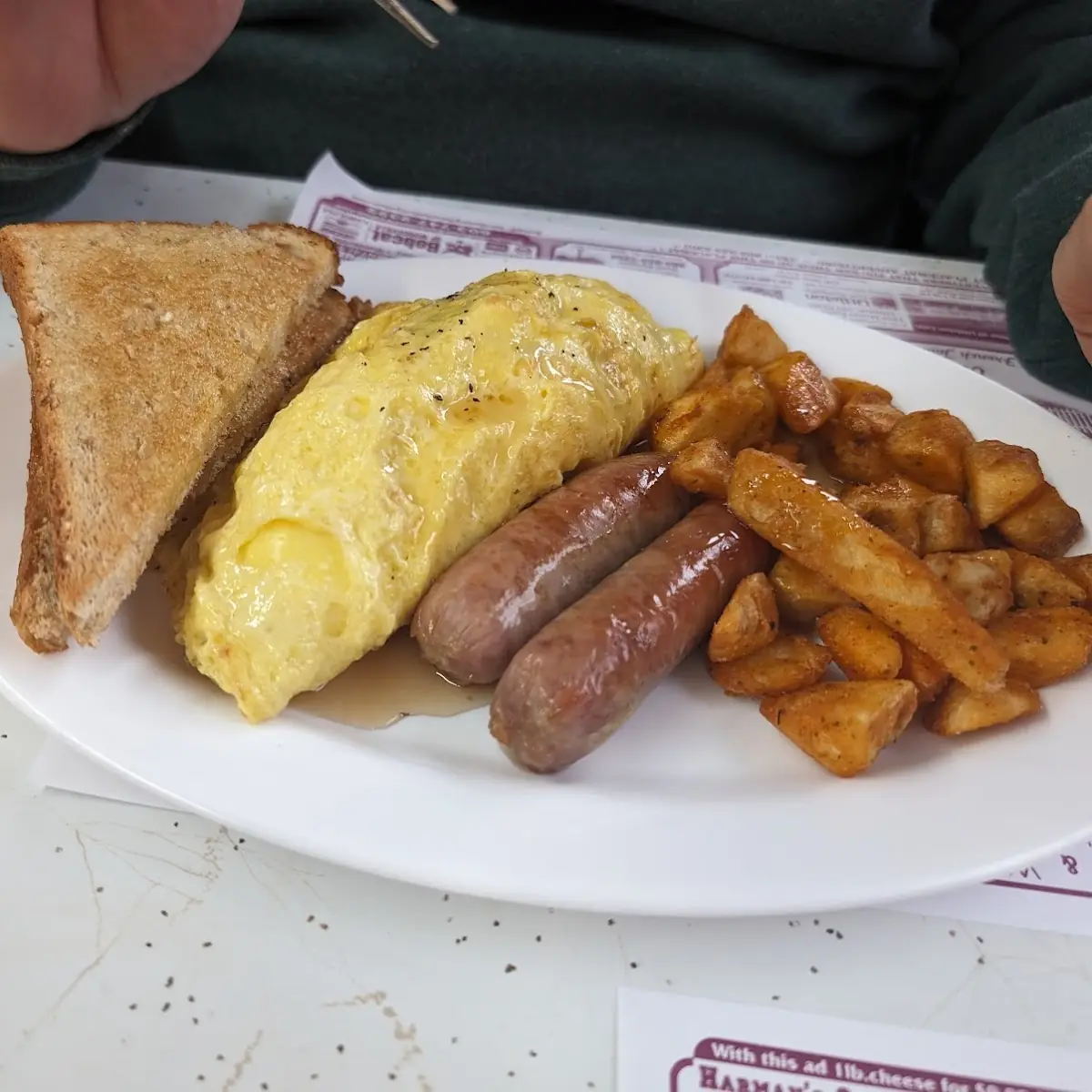 Corned Beef Hash Omelette