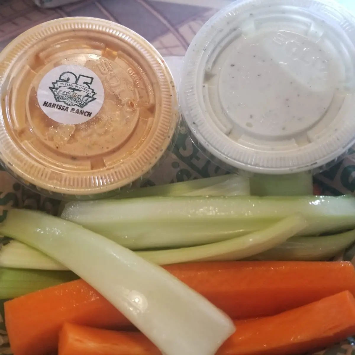 Vegetables and Dipping Sauce