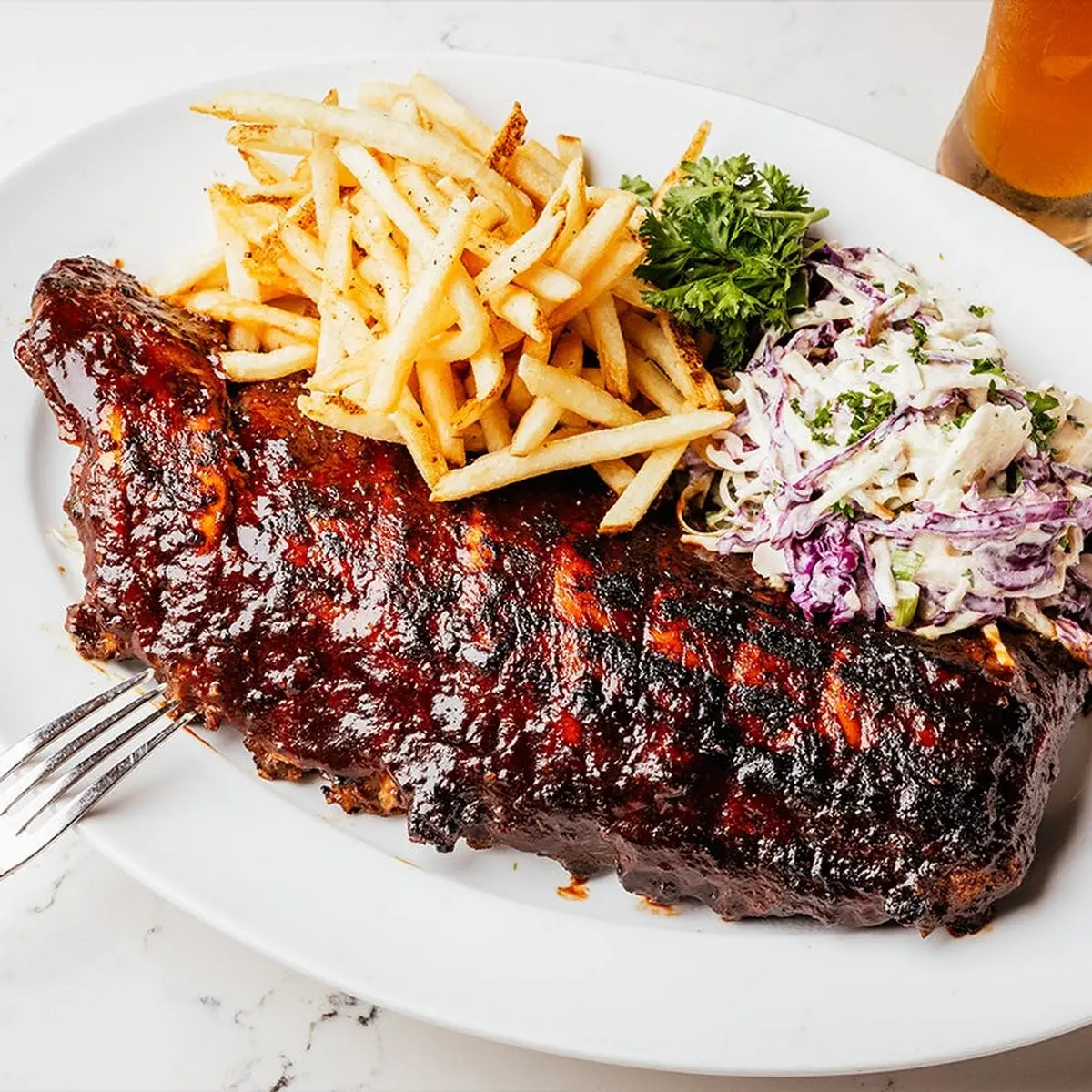 Half Rack Barbecue Ribs