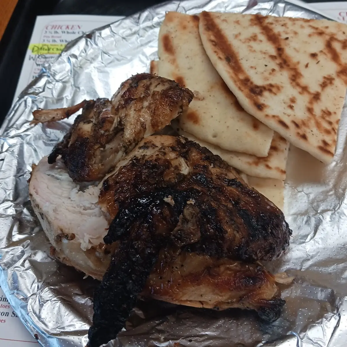 Smoked Chicken- Pita Bread
