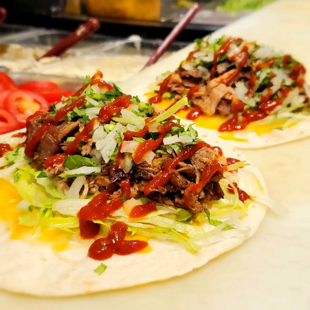 Pulled Pork Soft Tacos