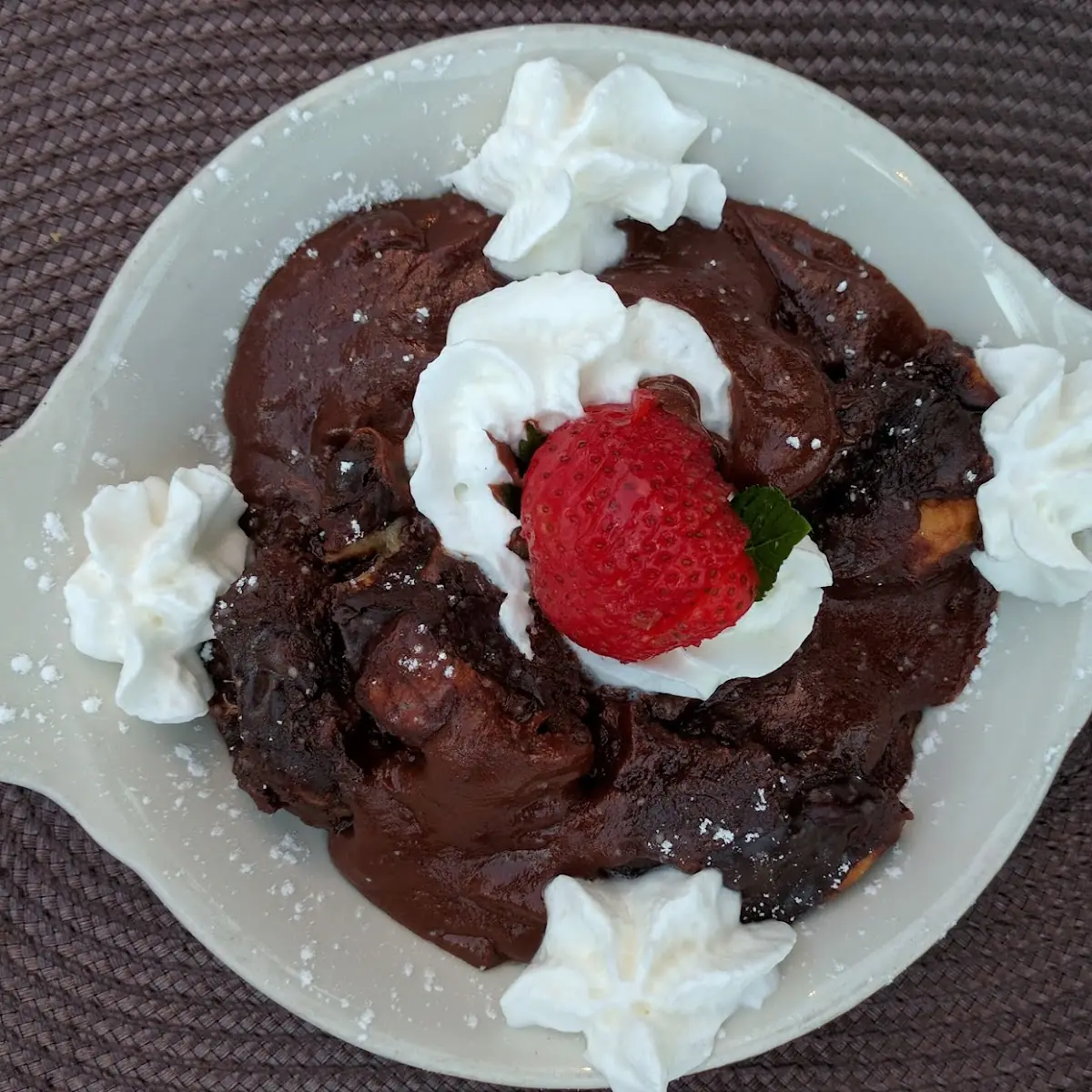 Chocolate Bread Pudding Dessert Special