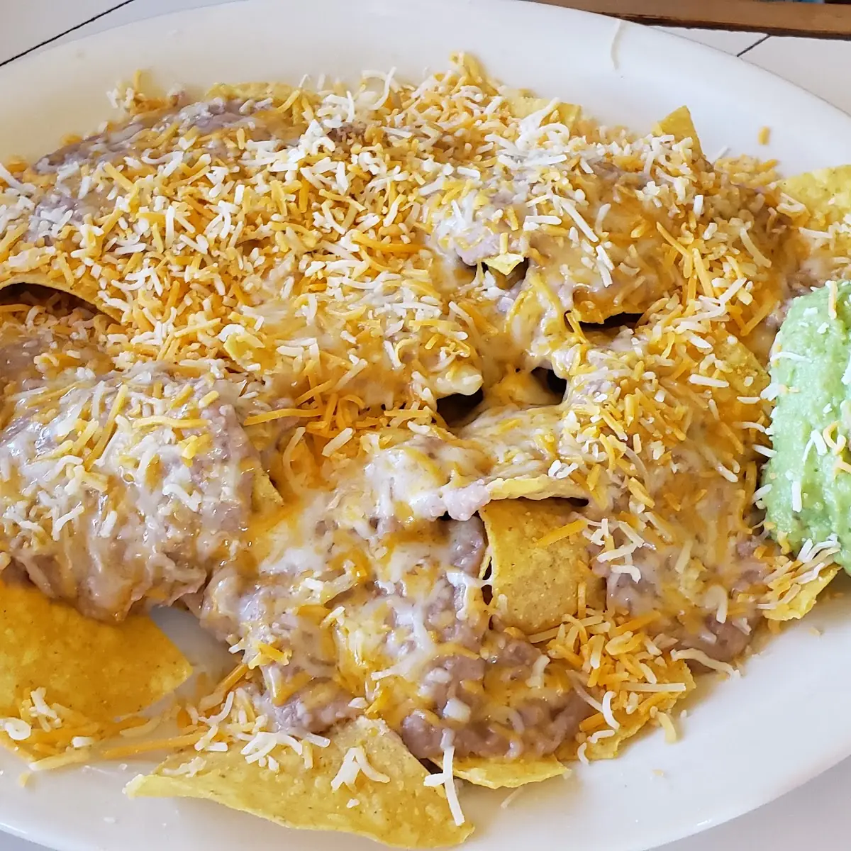 Bean and Cheese Nachos