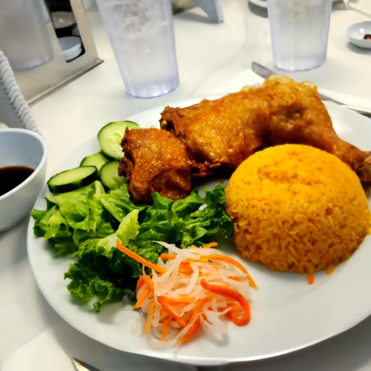 Cơm Gà Nướng Chicken Fried Rice