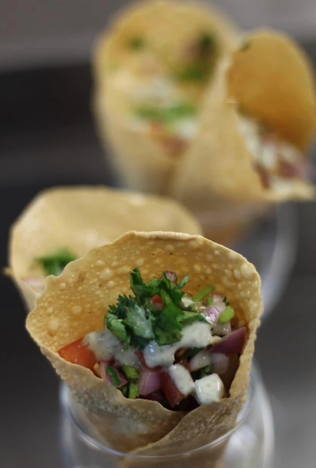 4pcs Papadums, Daawat Indian Restaurant