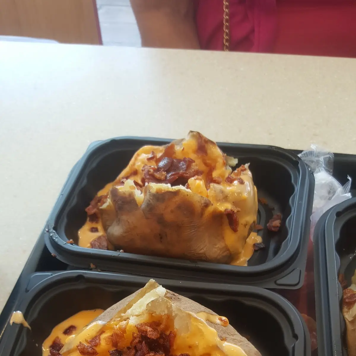 Chili & Cheese Baked Potato